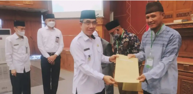 Orientasi Dai Pembangunan di Ruang Meranti Sekretariat Kabupaten Kutim pada Rabu (27/7/2022) pagi.