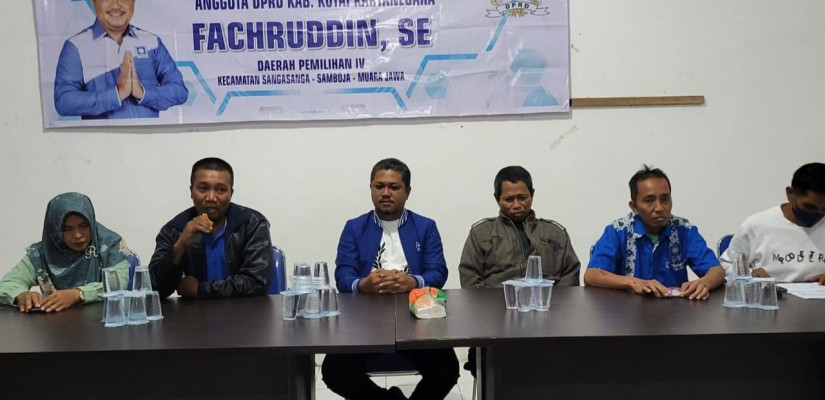 Anggota Dewan Perwakilan Rakyat Daerah (DPRD) Kukar, Fachruddin dari Dapil IV melaksanakan reses di Desa Karya Jaya.
