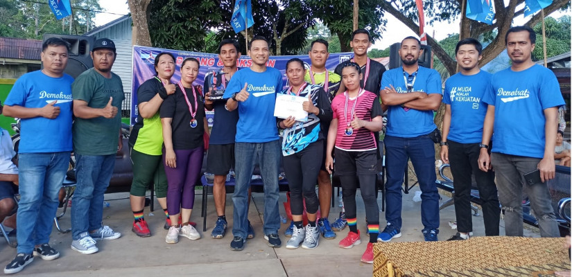 Dewan Pimpinan Cabang (DPC) Partai Demokrat Kutai Kartanegara (Kukar) menggelar turnamen bola voli dengan tajuk AHY cup 2022.
