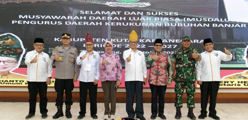 Muswyawarah Daerah Luar Biasa (Musdalub) Kerukunan Bubuhan Banjar (KBB) tahun 2022.