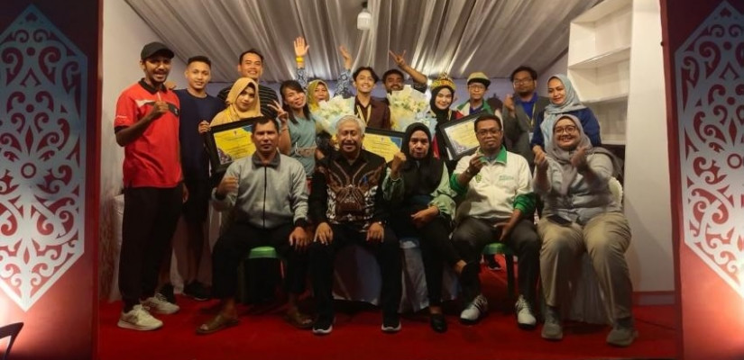 Perwakilan Kaltim di PKPI 2022 yang diselenggarakan di Gorontalo. Sumber: Dispora Kaltim