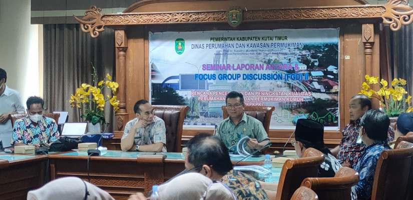 Pemerintah Kabupaten Kutai Timur melalui Dinas Perumahan dan Kawasan Pemukiman (Perkim) pada Kamis (10/11/2022) Kembali menggelar Seminar Laporan dan Focus Group Discussion (FGD) II.