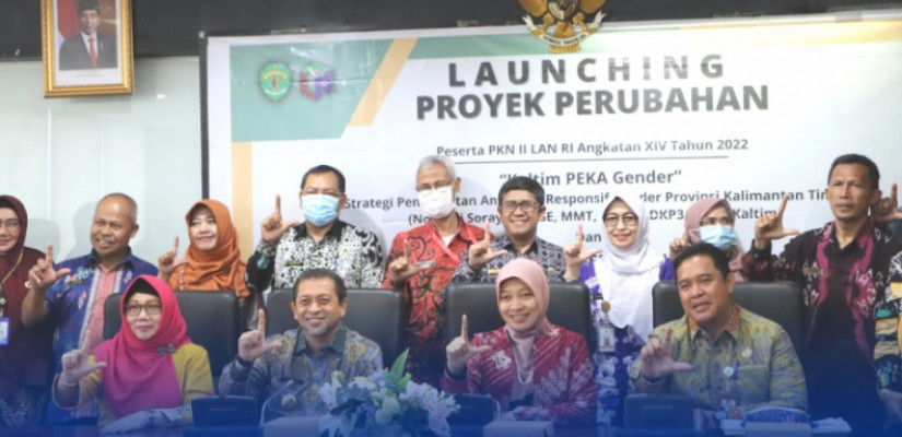 Hadi Mulyadi meluncurkan proyek perubahan (Proper) bidang gender dan Energi Baru Terbarukan (EBT).