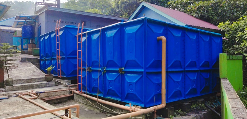 Instalasi pengolahan air limbah RSUD Taman Husada Bontang, Belimbing, Bontang Barat.