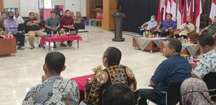 Rapat Koordinasi (Rakor) di ruang serba guna Kabntor Bupati Kukar, pada Jumat (4/11/2022).