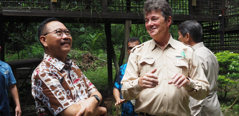 Kepala OIKN Bambang Susantono menyambut baik kerja sama dengan Yayasan Arsari dalam mengembangkan PSO di Pulau Kalawasan.