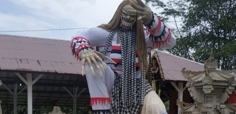 Jelang Hari Raya Nyepi, Desa Kerta Buana Gelar Pawai Ogoh-Ogoh