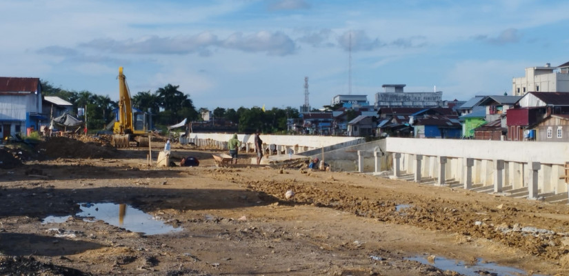 Proyek penanganan Banjir di Samarinda.
