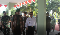 Bupati Sambut Kedatangan Dandrem 091/ASN Brigjen TNI Yudhi Prasetiyo di Kutim