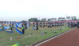 Pemkab Lepas Keberangkatan Tim Marching Band KKDC ke Yogyakarta