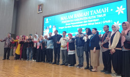 Wabup Kasmidi Hadiri Ramah Tamah Event Tour Library Kaltim 2023