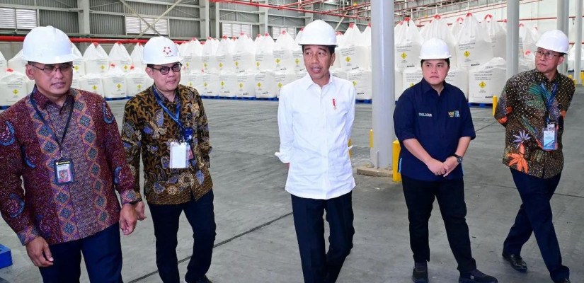 Pabrik Amonium Nitrat di Kaltim Diresmikan Jokowi, Bisa Kurangi Impor Bahan Baku Pupuk