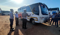 Pastikan Kelaikan Jalan dan Layak Beroperasi, 3 Bus Sangatta Lolos Ramp Check