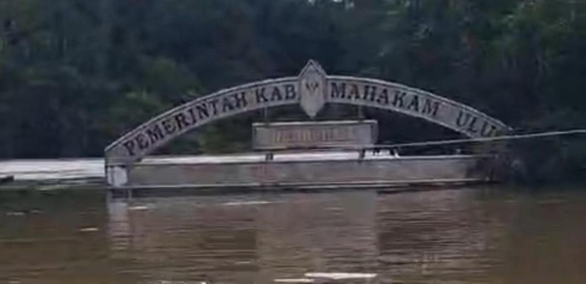 Banjir di Kabupaten Mahakam Ulu, Kaltim. (Istimewa)
