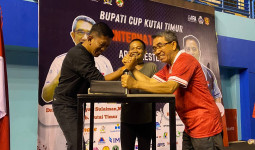 International Armwrestling Bupati Cup Kutai Timur 2024 Diikuti Atlet Mancanegara