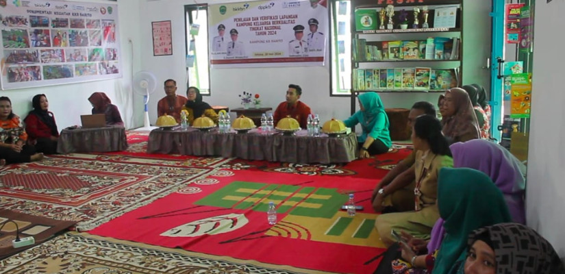 Kampung KB Barito Samarinda yang lolos seleksi tingkat nasional. (selasar/yoghy)