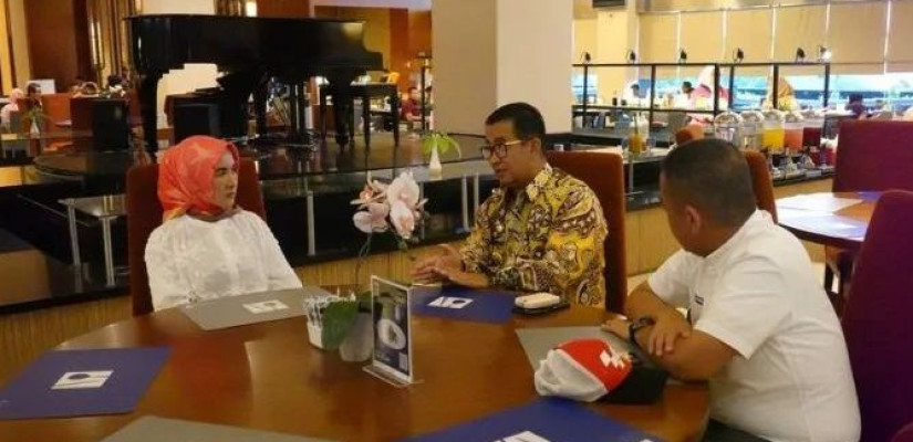 Pertemuan Pj Gubernur Kaltim dan Dirut Pertamina di Balikpapan. (foto/adpimpemprovkaltim)