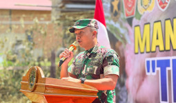 Dandim 0909/KTM Resmikan Program TNI Manunggal Air Bersih di Teluk Pandan