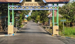 Jembatan Ulin di Kecamatan Muara Muntai Akan Disemenisasi