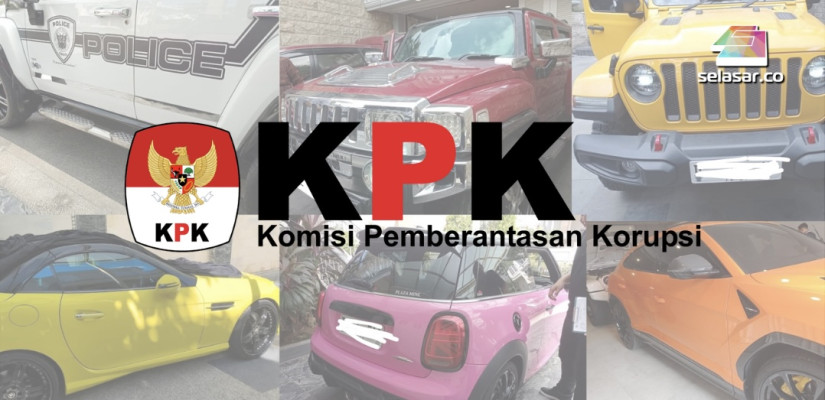 Deretan mobil mewah yang dititipkan KPK ke Rupbasan Kaltim. (Sumber: Rupbasa Samarinda)