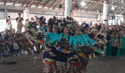 Pesta dan Syukuran Panen di Busang