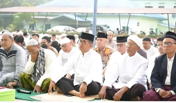 Pj Gubernur Kaltim Salat Idul Adha di Masjid Ad Da'wah, Kenang Masa Kecil