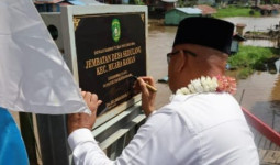 Bupati Kukar Resmikan Jembatan Desa Sedulang