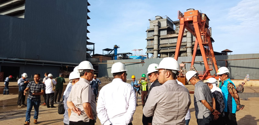 Kawasan industri smelter nikel PT KFI di Sangasanga. (IST)