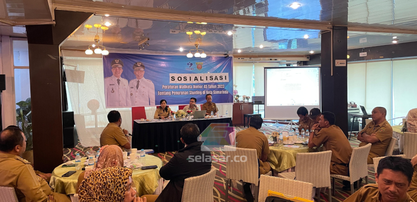 Sosialisasi Peraturan Walikota Samarinda Nomor 45 Tahun 2023 Tentang Penurunan Stunting di Daerah. (selasar/yoghy)