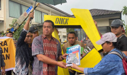 Demo di Kantor Otorita IKN Balikpapan, Digelari Pemain Terbaik Perampasan Ruang Hidup