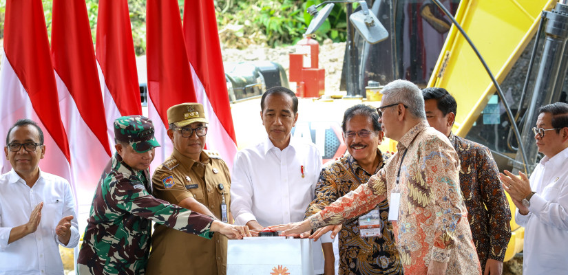 PT Intiland Development Tbk (Intiland; DILD), melalui PT Adiwarna Harapan Nusantara, resmi memulai groundbreaking tahapan pembangunan tiga proyek unggulan di Nusantara pada Senin (12/08/2024). (Foto/HumasotoritaIKN)