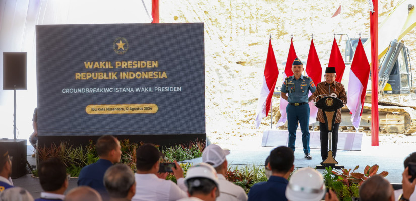 Groundbreaking Pembangunan Istana Wakil Presiden di IKN. (foto/OtoritaIKN)