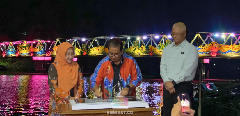 Ikon Baru Berau, Elemen Estetis Jembatan Sambaliung Diresmikan