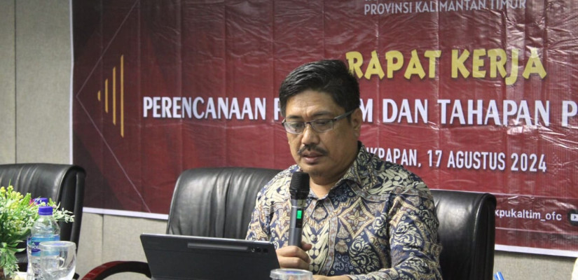 Komisioner Divisi Teknis Penyelenggaraan KPU Kaltim, Suardi. (Foto: Media Center KPU Kaltim)