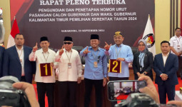 Resmi Nomor Urut Pilkada Kaltim 2024: Isran-Hadi 1 dan Rudy-Seno 2