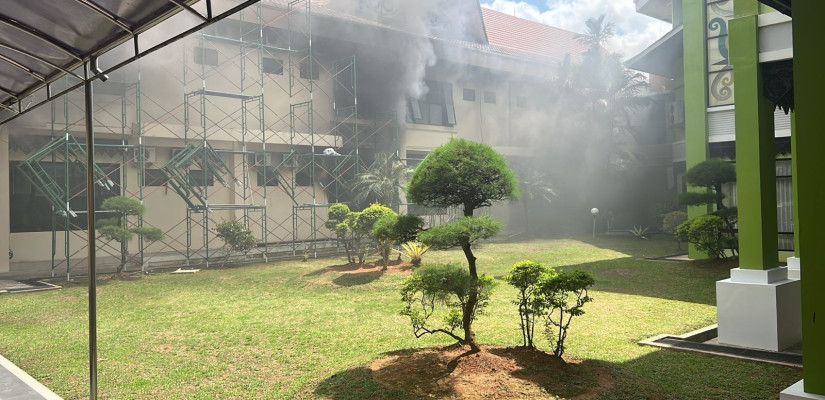 Gedung DPRD Kukar Terbakar, Arus Pendek Listrik Diduga Jadi Penyebabnya