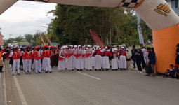 124 Regu Ramaikan Lomba Gerak Jalan Peringatan Hari Sumpah Pemuda Ke-96 di Kukar