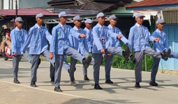 Pemkab Kukar Gelar Lomba Gerak Jalan Untuk Peringati Hari Sumpah Pemuda Ke-96