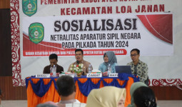 Pjs Bupati Kukar Buka Sosialisasi Netralitas ASN di Loa Janan