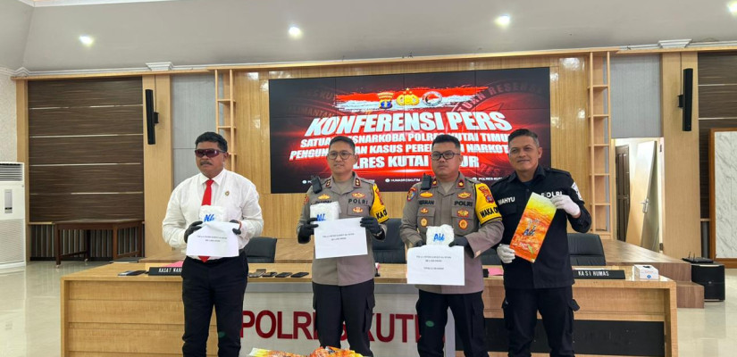 Polres Kutim Gagalkan Peredaran 3,1 Kg Sabu di Kaliorang, Seorang Residivis Kembali Ditangkap