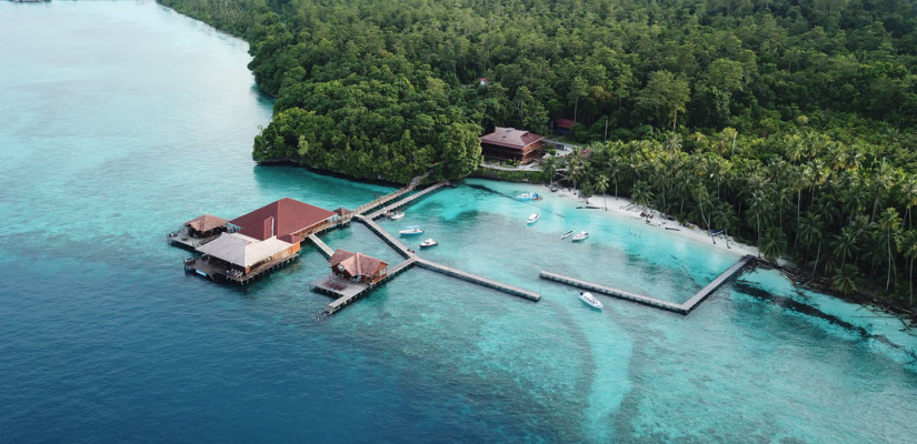 Pratasaba Resort di Maratua, Kabupaten Berau, Kaltim. (IST)