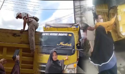 Emak-emak Turun Tangan!! Hentikan Truk Batu Bara Melintas di Jalan Umum di Paser