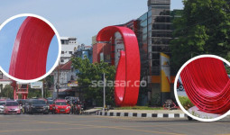 Tugu Pesut Kembali Menyala Usai Dicat Ulang, PUPR: Tanggung Jawab Pelaksana