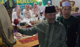 Pemukulan Beduk Jadi Tanda Festival Ramadan Maluhu ke-5 Resmi Dimulai