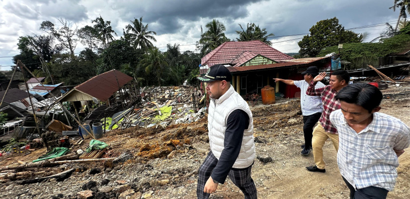 Dengarkan Langsung Keluhan Warga, Legislator Gerindra Kaltim Temui Korban Longsor KM 28