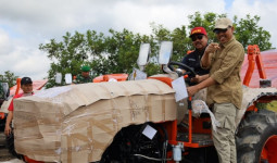 Bupati Edi Serahkan Bantuan Alsintan dan Tandatangani Nota Kesepakatan dengan Kodim 0908/Bontang