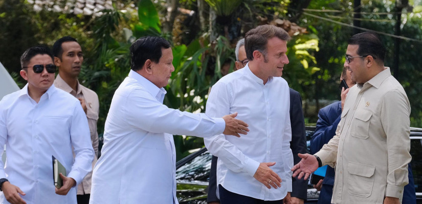 Dampingi Presiden Prabowo, Menteri Ekraf sambut Macron di Borobudur