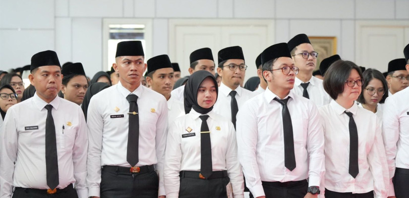 Lantik 1.346 ASN, Gubernur Mas'ud: Ingat, Saudara-saudara Adalah Pelayan Masyarakat
