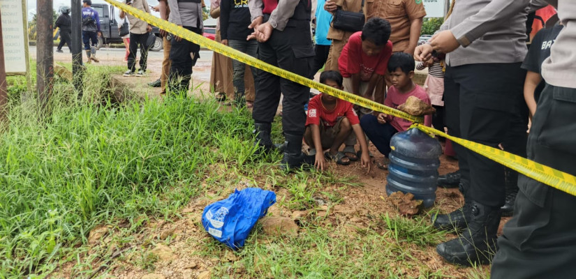 Mayat Bayi Ditemukan Dalam Tote Bag di Kanal Dua Sangatta, Polisi Selidiki Pelaku