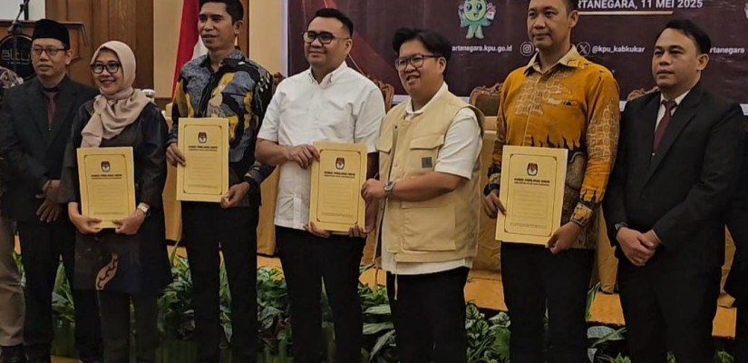 PSU Kukar, Aulia-Rendi Resmi Ditetapkan Jadi Cabup dan Cawabup Terpilih
